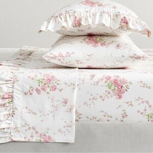Pottery Barn LoveShackFancy “Antique Floral” Sheet Set Queen 🌸🎀